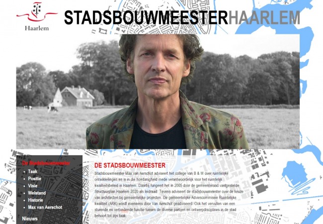 Vernieuwde site voor Stadsbouwmeester